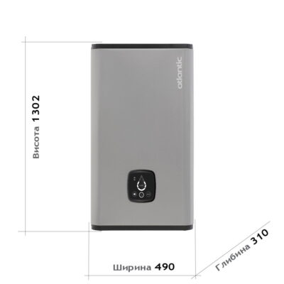 Бойлер Atlantic Vertigo Steatite WI-FI 100 ES-MP 080 2F220-S WD (2250W) silver (109092087)