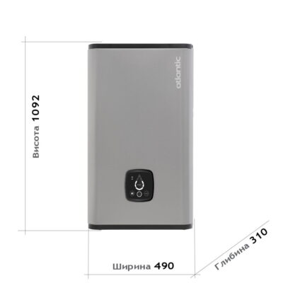 Бойлер Atlantic Vertigo Steatite WI-FI 80 ES-MP 065 2F220-S WD (2250W) silver (102992000)