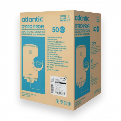 Бойлер Atlantic O`Pro Horizontal HM 050 D400-1-M (30592050) - Зображення 6