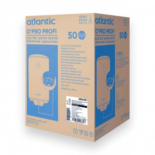 Бойлер Atlantic Opro Profi VM 050 D400S (1500W) (16092050) - Зображення 9